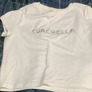 Coachella tee H&M size medium half top